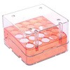 マグネット付CryoVialストレージラック 1.0/2.0/3.0mLチューブ用 25本立 オレンジ BMA-R3142シリーズ Argos Technologies Inc