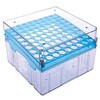 マグネット付CryoVialストレージラック 4.0/5.0mLチューブ用 81本立 青 BMA-R3144シリーズ Argos Technologies Inc