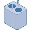 SGM18053 �A�_�v�^�[ 2x50ml �`���[�u �����^�p 2�� SIGMA(�V�O�}) 62119035
