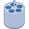 SGM17370 �A�_�v�^�[ 5x25/30ml �ے�`���[�u�p 2�� SIGMA(�V�O�}) 62119559