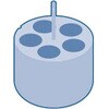 SGM17678 �A�_�v�^�[ 5x50ml �`���[�u �����^�p 2�� SIGMA(�V�O�}) 62119604