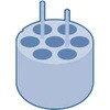 SGM17662 �A�_�v�^�[ 7x25/30ml �`���[�u �����^�p 2�� SIGMA(�V�O�}) 62119674