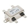 EMIフィルタ 電源ラインフィルタ ノイズフィルタ 単相 1A シャーシーマウント 0.1μF 0.6 mA Single Stage XP POWER