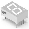 LEDディスプレイ 単桁 スーパーレッド 数字表示器 7セグメント 1袋 10個入 WURTH ELEKTRONIK