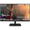 JN-IPS238WQHD2-C65W ディスプレイ23.8型/2560×1440/HDMI×1、DP×1、USB-C×1/ブラック/スピーカー無/2年保証 JAPANNEXT 62379357
