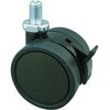 TDES50-M10 ねじ込み式双輪キャスター(エラストマー車) TRUSCO 62533005