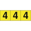 TSN-50-4-Y 数字ステッカー TRUSCO 62540224