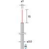 セラミックファイバーブラシ ロングシャフト (軸径3mm) NSK(ナカニシ)