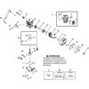 ハスクバーナ エンジンブロワー 125B 部品 エンジン ハスクバーナ