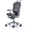 CC42YE FPG1 コンテッサセコンダ、固定肘、ハイバック、座メッシュ、ハンガー付、ランバー付、グレーB、シルバー、脚シルバー、ウレタン オカムラ(岡村製作所) 62566956
