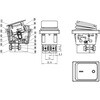 WRS4-30A 3極6ターミナル 防水ロッカースイッチ ON-OFF マリンテック 62568935