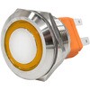 MPS-1224Y-O25 LEDプッシュスイッチ オルタネイト式 黄色 25mm 20A マリンテック 62569398