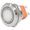 MPS-1224WB-O25 LEDプッシュスイッチ オルタネイト式 白色 25mm 20A マリンテック 62569407