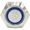 MPS-1224B-O25 LEDプッシュスイッチ オルタネイト式 青色 25mm 20A マリンテック 62569416