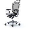 CC42XR FPH2 コンテッサセコンダ、固定肘、ハイバック、座メッシュ、ハンガー付、ランバー無、ブラックB、ポリッシュ、脚ポリッシュ、ウレタン オカムラ(岡村製作所) 62571305