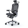 CC4BXR FPG1 コンテッサセコンダ、固定肘、可動ヘッド、座メッシュ、ハンガー付、ランバー無、ブラックB、ポリッシュ、脚ポリッシュ、ウレタン オカムラ(岡村製作所) 62576975