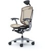 CC4AYR FPG7 コンテッサセコンダ、固定肘、可動ヘッド、座メッシュ、ハンガー無、ランバー無、ブラックB、シルバー、脚シルバー、ウレタン オカムラ(岡村製作所) 62582304