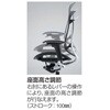 CC4AZR FPG6 コンテッサセコンダ、固定肘、可動ヘッド、座メッシュ、ハンガー無、ランバー無、ブラックB、ブラック、脚ブラック、ウレタン オカムラ(岡村製作所) 62582426