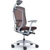 CC4CYA FPC8 コンテッサセコンダ、固定肘、可動ヘッド、座クッション、ハンガー無、ランバー無、グレーB、シルバー、脚シルバー、ウレタン オカムラ(岡村製作所) 62582575