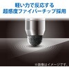 P-TPGCPZBK タッチペン スタイラスペン ゲーム クリアウィンドウ 超感度 高密度ファイバーチップ パズルゲーム向け エレコム 62592128