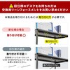 100-DESKF049BR サブデスク L字用 サンワダイレクト 62600950