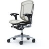CC81YR FPG2 コンテッサセコンダ、可動肘、ハイバック、座メッシュ、ハンガー無、ランバー無、ブラックB、シルバー、脚シルバー、ウレタン オカムラ(岡村製作所) 62602568
