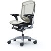 CC81YS FPG2 コンテッサセコンダ、可動肘、ハイバック、座メッシュ、ハンガー無、ランバー付、ブラックB、シルバー、脚シルバー、ウレタン オカムラ(岡村製作所) 62604650