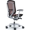 CC41YR FPG8 コンテッサセコンダ、固定肘、ハイバック、座メッシュ、ハンガー無、ランバー無、ブラックB、シルバー、脚シルバー、ウレタン オカムラ(岡村製作所) 62608475