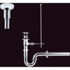 ポップアップ式壁排水Pトラップ(排水口カバー付) INAX(LIXIL)