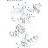 267054411 ゼノア エンジンチェーンソー G2000T 部品 チェンブレーキおよびクラッチカバー ゼノア 62634165