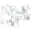 281053221 ゼノア エンジンチェーンソー G2050T 部品 チェンブレーキ ゼノア 62636475