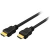 4K2K対応 3重シールド 金メッキプラグ採用 HDMIケーブル 1m ブラック グリーンハウス