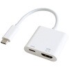 USB Type-C HDMI変換アダプター(PD充電対応) ホワイト GOPPA
