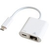 USB Type-C LAN変換アダプター(PD充電対応) ホワイト GOPPA