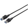 USB2.0 A to B どっちもコネクター 5m ブラック BUFFALO(バッファロー)