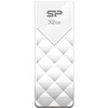 USB2.0フラッシュメモリ Ultima U03 32GB スノーホワイト スライド式 永久保証 シリコンパワー(Silicon Power)