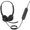 コンタクトセンター用ヘッドセット 有線 USB-C 両耳 コントローラー付き Jabra Engage 40 - (Inline Link) USB-C MS Stereo GNオーディオ