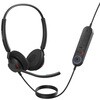 コンタクトセンター用ヘッドセット 有線 USB-C 両耳 コントローラー付き Jabra Engage 40 - (Inline Link) USB-C UC Stereo GNオーディオ
