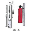 消火器専用管理ブラケットスライド方式(粉末4型から対応) 東洋防災