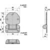 B-1800-B ステンレス あおりヒンジ TAKIGEN(タキゲン) 62806862