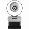 リングライト付きWebカメラ 1080P FULL HD対応 60FPS オートフォーカス 内蔵マイク 自動露出/自動ホワイトバランス DMM.make