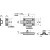 C-2170-3 チタン 表付用角ラッチ TAKIGEN(タキゲン) 62815567