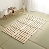 すのこベッド四つ折り式 檜仕様(セミダブル)【涼風】 ホームテイスト