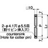 連動安全装置用角棒(全長970) TAKIGEN(タキゲン)