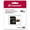 高耐久 microSDHCカード Class10 UHS-I U1 MLC搭載 32GB (SDカード変換アダプタ付き) トランセンド