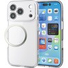 PM-A25CHVCGKCR iPhone 17 Pro ケース ハイブリッド 衝撃吸収 磁気吸着対応メタルステッカー付 背面ガラス 極限保護 エレコム 62826079