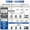 WAB-S1775 法人用無線AP/Wi-Fi6(11ax)対応 2x2/1201+574Mbps同時通信対応/Webスマート/小型筐体 エレコム 62826674