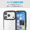PM-A25CTSLFCBK iPhone 17 Pro ケース ハイブリッド 衝撃吸収 軽量 薄型 磁気吸着対応メタルステッカー付 エレコム 62826971