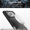 PM-A25DZEROMGBK iPhone 17 Pro Max ケース ハイブリッド 衝撃吸収 MAGKEEP 磁力吸着ワイヤレス充電対応 フィルム付 エレコム 62827156