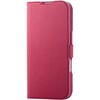 PM-A25APLFUJPND iPhone 17 ケース レザー 手帳型 マグネット 衝撃吸収 超軽量 薄型 スタンド機能付 花柄 UltraSlim エレコム 62828258